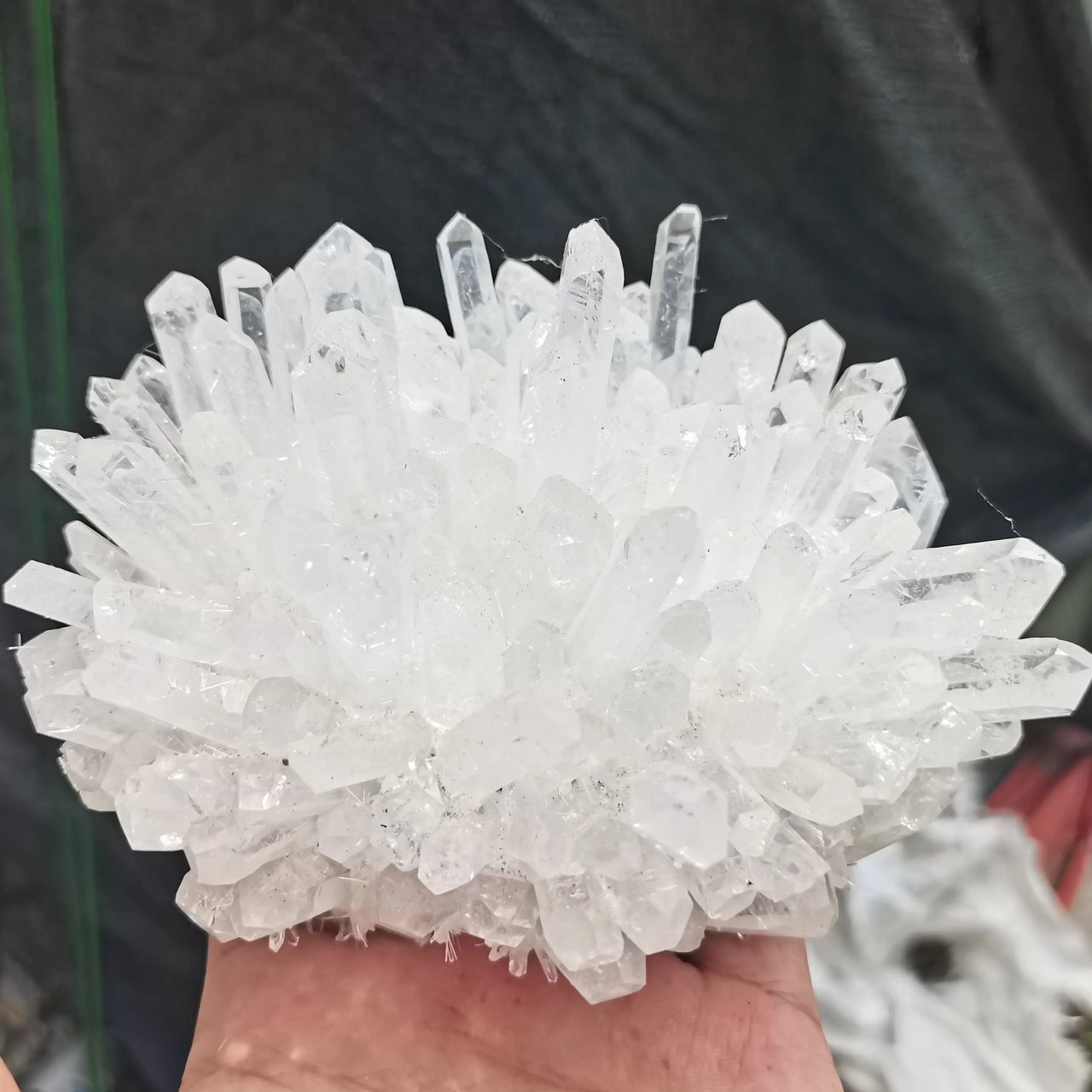 Healing Natural White Crystal Cluster