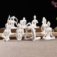 Thumbnail for Abstract Glazed Ceramic YOGA Figurine- 12 Poses Available-BUY 2, GET a 3RD FREE!