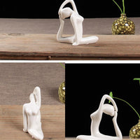 Thumbnail for Abstract Glazed Ceramic YOGA Figurine- 12 Poses Available-BUY 2, GET a 3RD FREE!