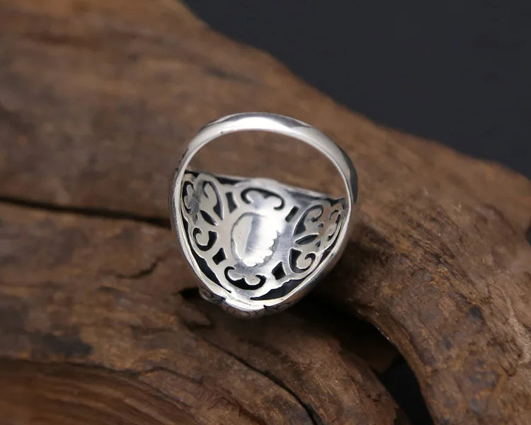 Lord Ganesha Om Stainless Steel Ring