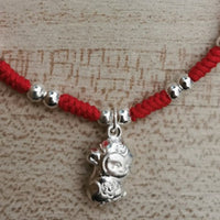 Thumbnail for 2024 Year of the Rabbit! S925 Silver Animal Zodiac Red Rope Bracelet