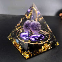 Thumbnail for Natural Crystal Energy Ball Pyramid