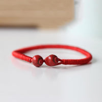 Thumbnail for Lucky Red String Handmade Ceramic Bracelet
