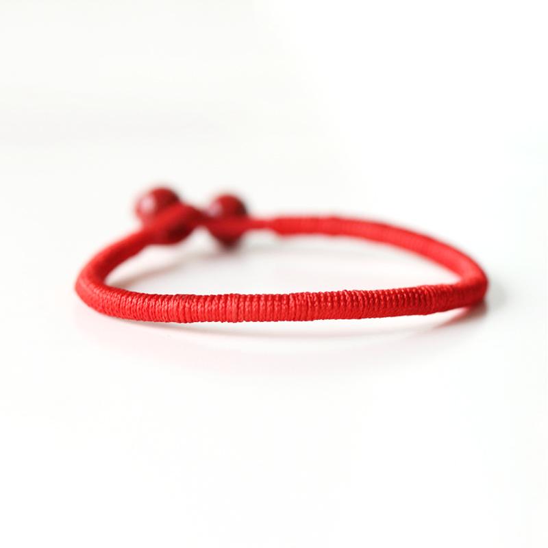 Lucky Red String Handmade Ceramic Bracelet