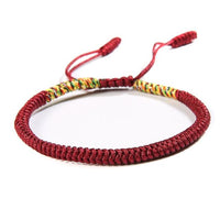 Thumbnail for TIBETAN BUDDHIST HANDMADE LUCKY KNOT BRACELETS - NEW COLORS