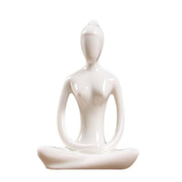 Thumbnail for Abstract Glazed Ceramic YOGA Figurine- 12 Poses Available-BUY 2, GET a 3RD FREE!