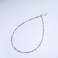 Thumbnail for Feminine Beaded Natural Stones 'FERTILITY' Necklace with Sterling Silver