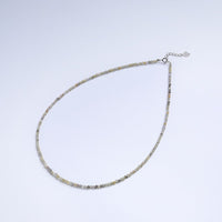 Thumbnail for Feminine Beaded Natural Stones 'FERTILITY' Necklace with Sterling Silver