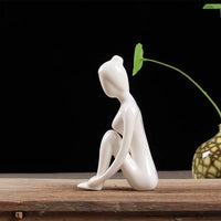 Thumbnail for Abstract Glazed Ceramic YOGA Figurine- 12 Poses Available-BUY 2, GET a 3RD FREE!