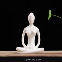 Thumbnail for Abstract Glazed Ceramic YOGA Figurine- 12 Poses Available-BUY 2, GET a 3RD FREE!