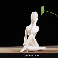 Thumbnail for Abstract Glazed Ceramic YOGA Figurine- 12 Poses Available-BUY 2, GET a 3RD FREE!