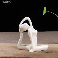 Thumbnail for Abstract Glazed Ceramic YOGA Figurine- 12 Poses Available-BUY 2, GET a 3RD FREE!