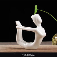 Thumbnail for Abstract Glazed Ceramic YOGA Figurine- 12 Poses Available-BUY 2, GET a 3RD FREE!