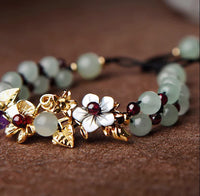 Thumbnail for Green Jade Elegant Charm Bracelet-Your Soul Place