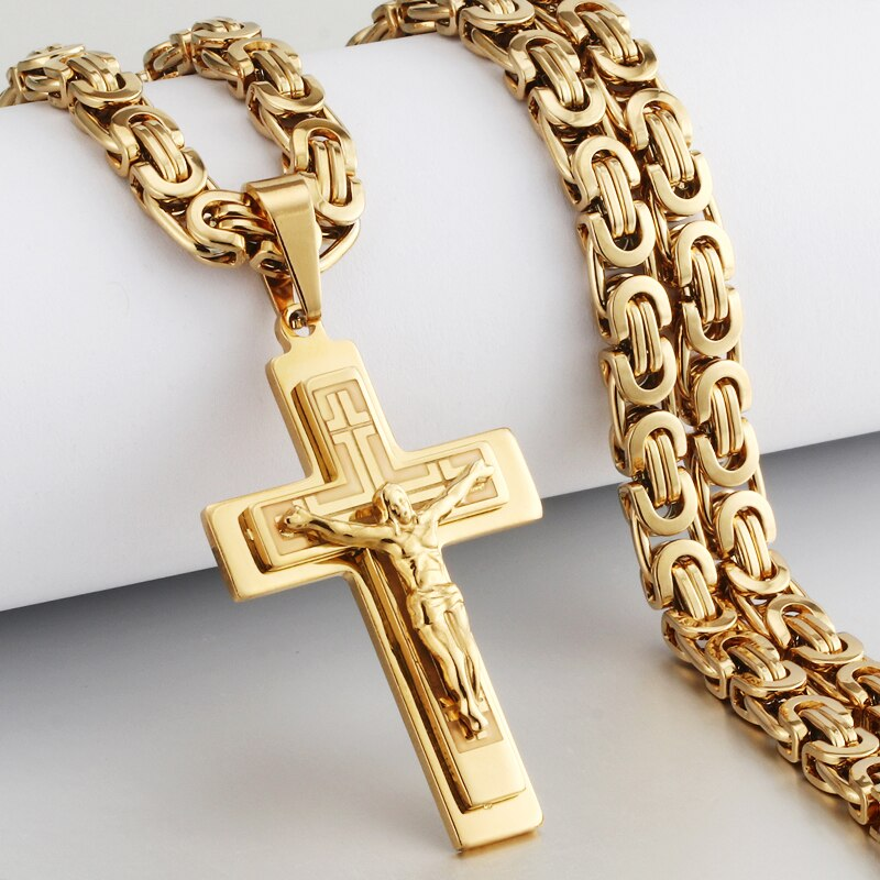 Crucifix Cross Pendant Necklace-Your Soul Place