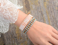 Thumbnail for The Soothing Amazonite Bohemian Woven Bracelet-Your Soul Place