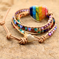 Thumbnail for The Chakra-Loving Hearts Wrap Bracelet-Your Soul Place