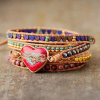 Thumbnail for Transcendental Love Jasper Wrap Bracelet-Your Soul Place