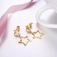 Thumbnail for Double Star Drop Earrings-Your Soul Place
