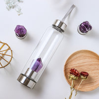 Thumbnail for Amethyst Crystal Healing Water Bottle-Your Soul Place
