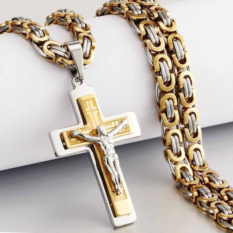 Crucifix Cross Pendant Necklace-Your Soul Place