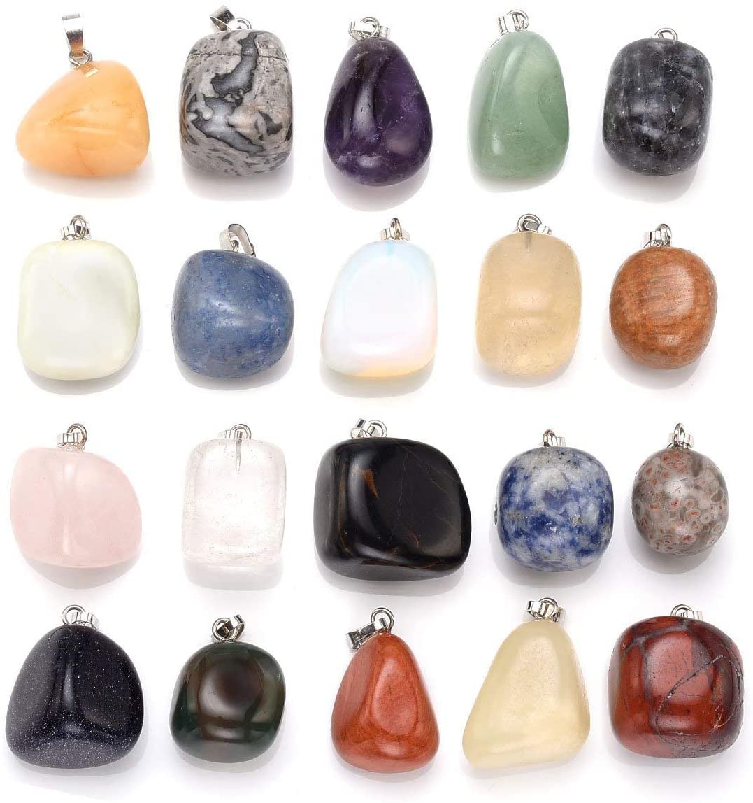 Natural Crystal Gemstone Pendant Set-Your Soul Place