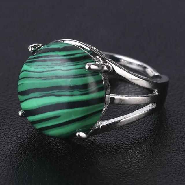 Natural Gemstone Cocktail Ring-Your Soul Place
