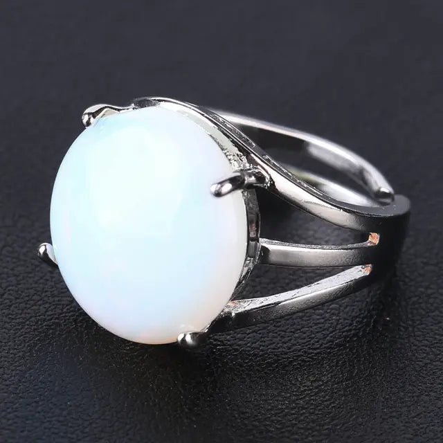 Natural Gemstone Cocktail Ring YourSoulPlace.com