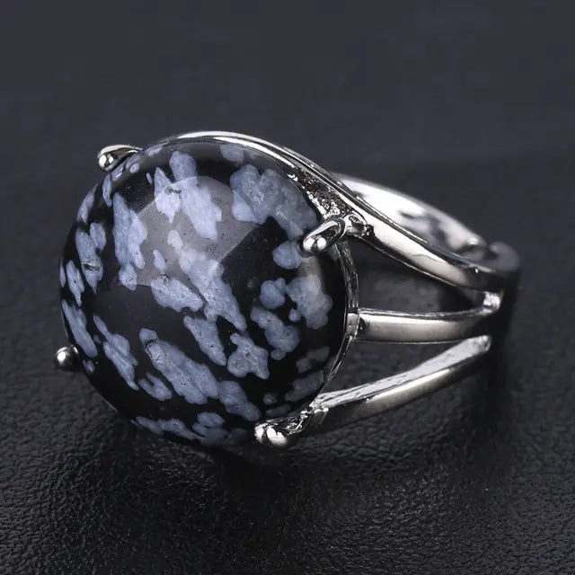 Natural Gemstone Cocktail Ring-Your Soul Place