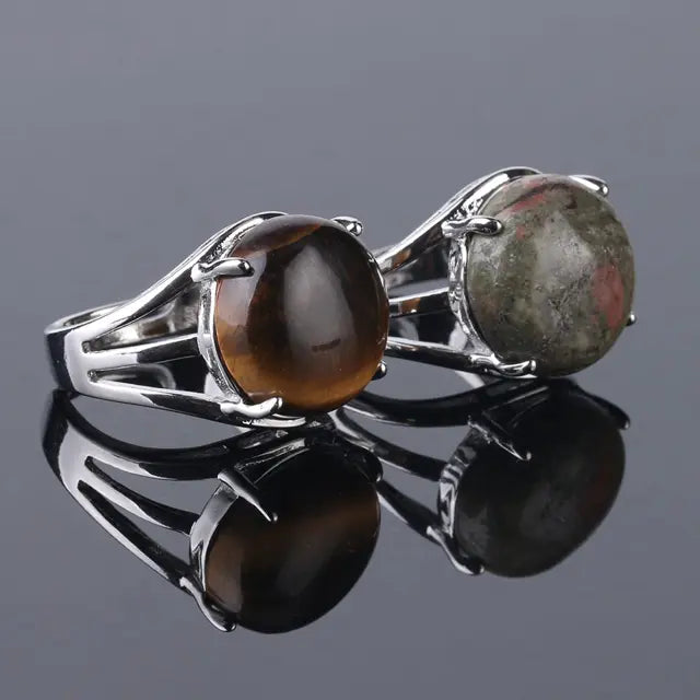 Natural Gemstone Cocktail Ring YourSoulPlace.com