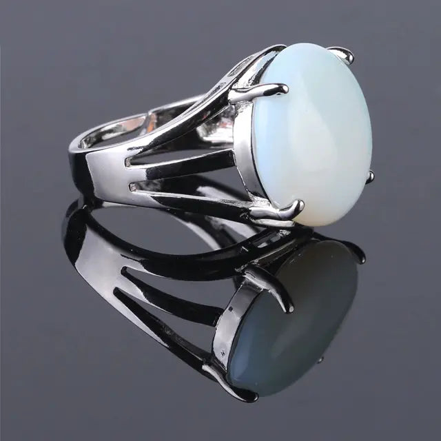 Natural Gemstone Cocktail Ring YourSoulPlace.com
