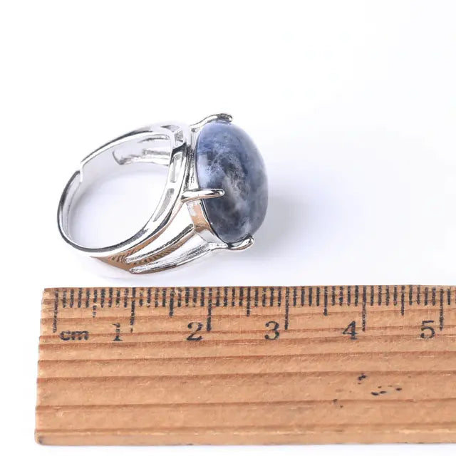 Natural Gemstone Cocktail Ring YourSoulPlace.com