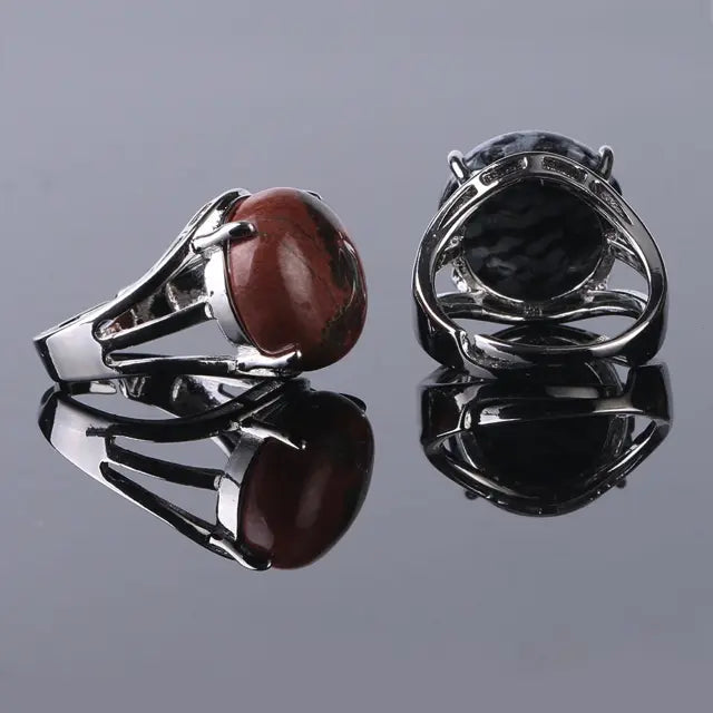 Natural Gemstone Cocktail Ring YourSoulPlace.com