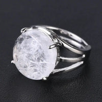 Thumbnail for Natural Gemstone Cocktail Ring YourSoulPlace.com