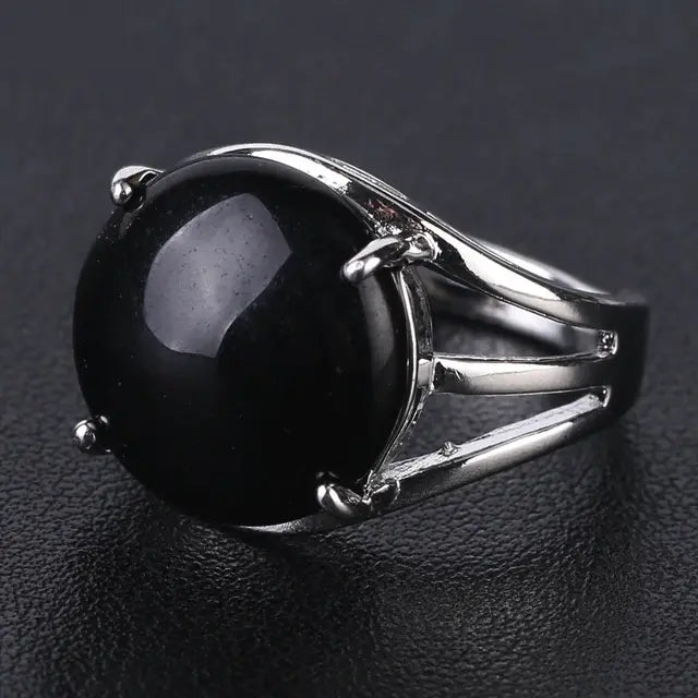 Natural Gemstone Cocktail Ring YourSoulPlace.com