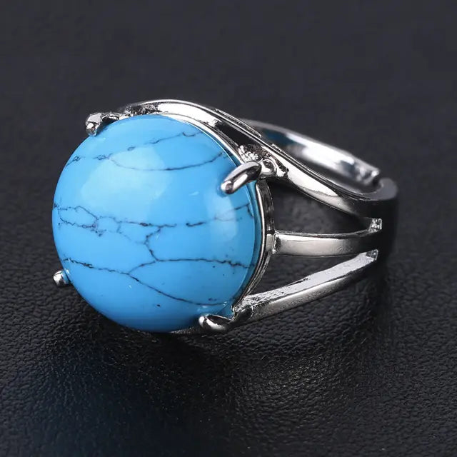 Natural Gemstone Cocktail Ring-Your Soul Place