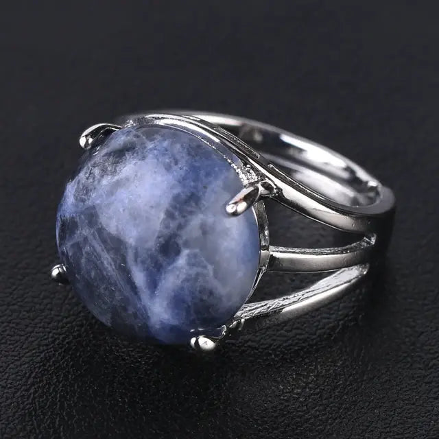 Natural Gemstone Cocktail Ring-Your Soul Place