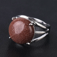 Thumbnail for Natural Gemstone Cocktail Ring