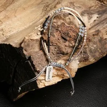 Blessed Seed Bead Layered Bracelet - Your Soul Place
