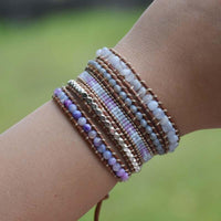 Thumbnail for Purple Dream 5 Layer Wrap Bracelet-Your Soul Place