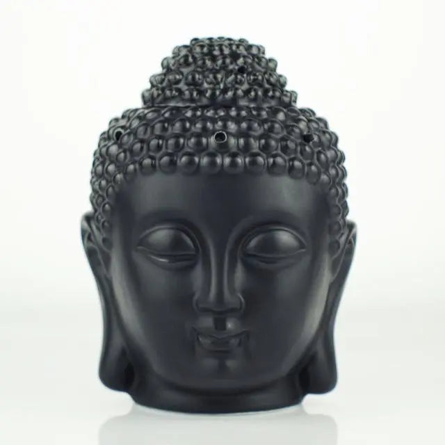 Ceramic Buddha Head Oil Burner-Your Soul Place