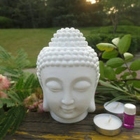 Thumbnail for Ceramic Buddha Head Oil Burner - Your Soul Place