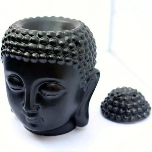 Ceramic Buddha Head Oil Burner - Your Soul Place