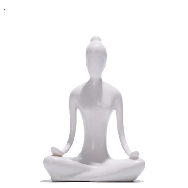 Ceramic Yoga Lady Decoration - Your Soul Place