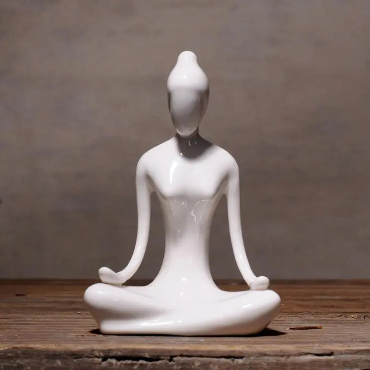 Ceramic Yoga Lady Decoration - Your Soul Place