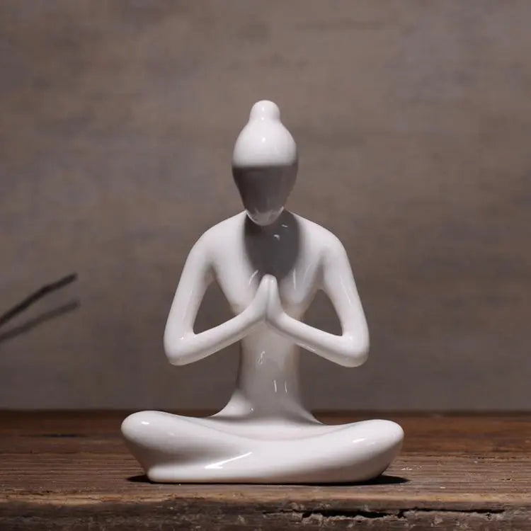 Ceramic Yoga Lady Decoration - Your Soul Place