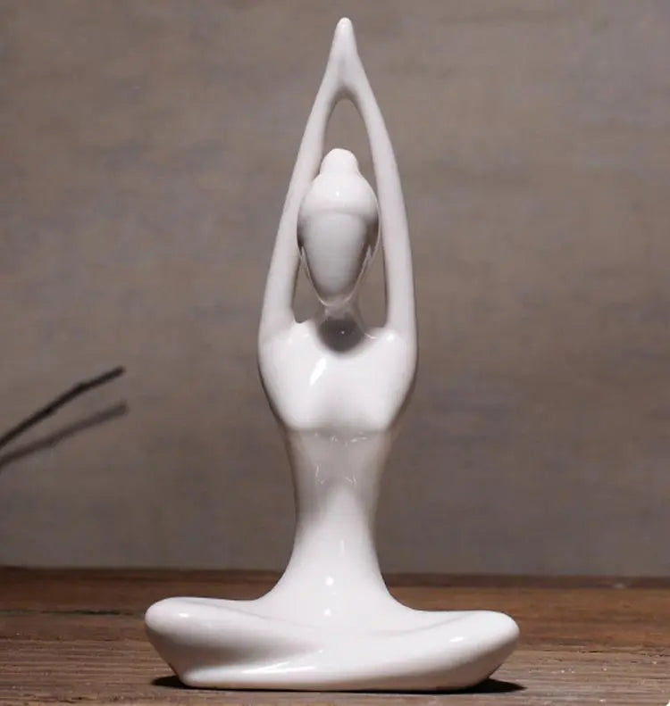Ceramic Yoga Lady Decoration - Your Soul Place
