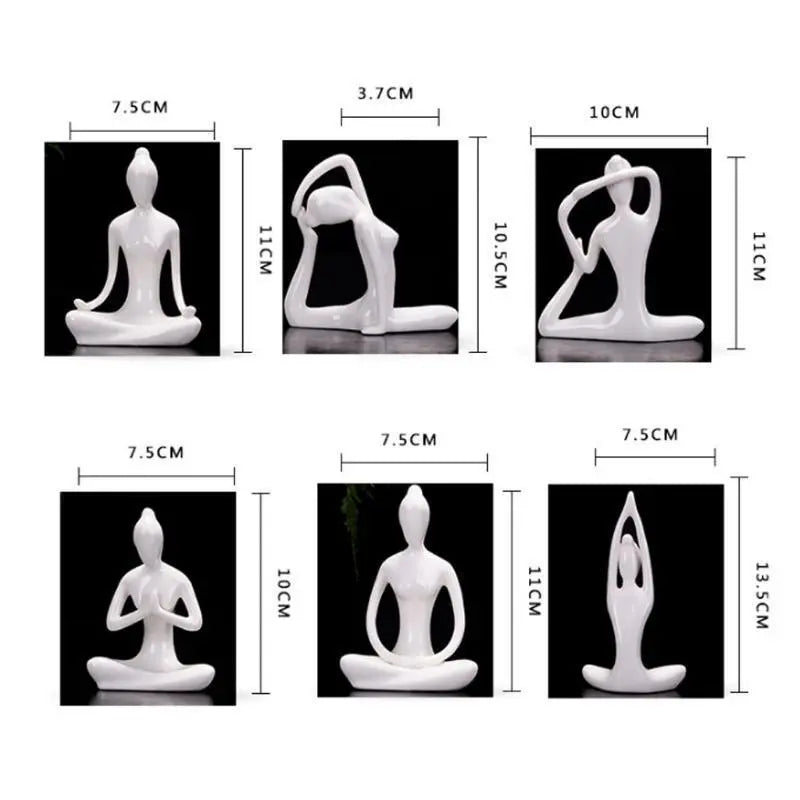 Ceramic Yoga Lady Decoration - Your Soul Place
