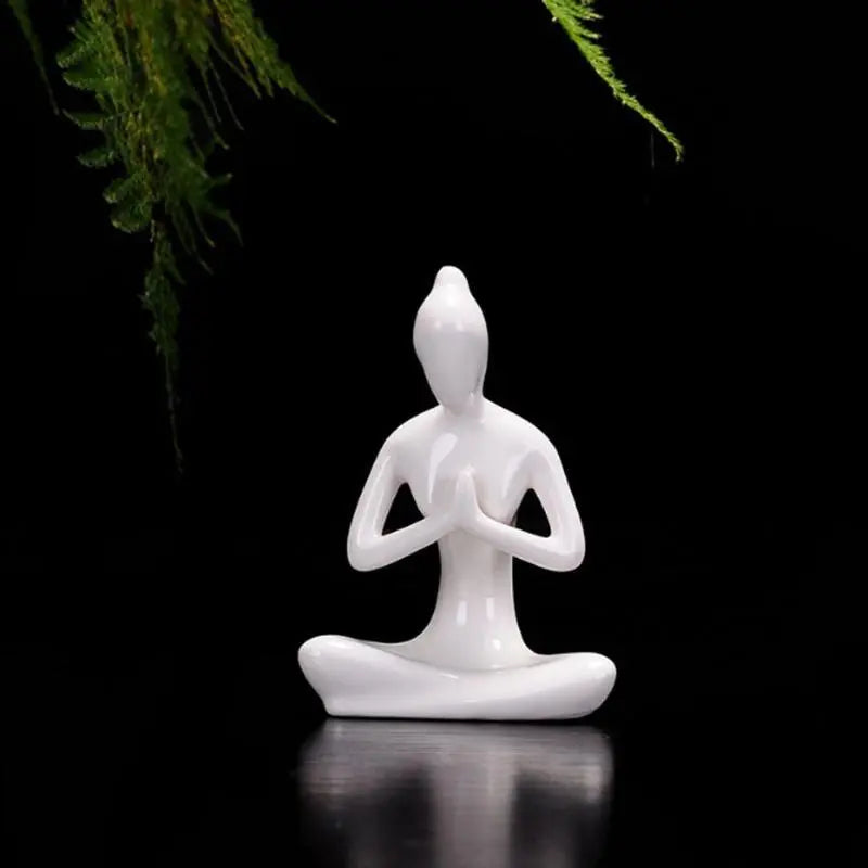 Ceramic Yoga Lady Decoration-Your Soul Place
