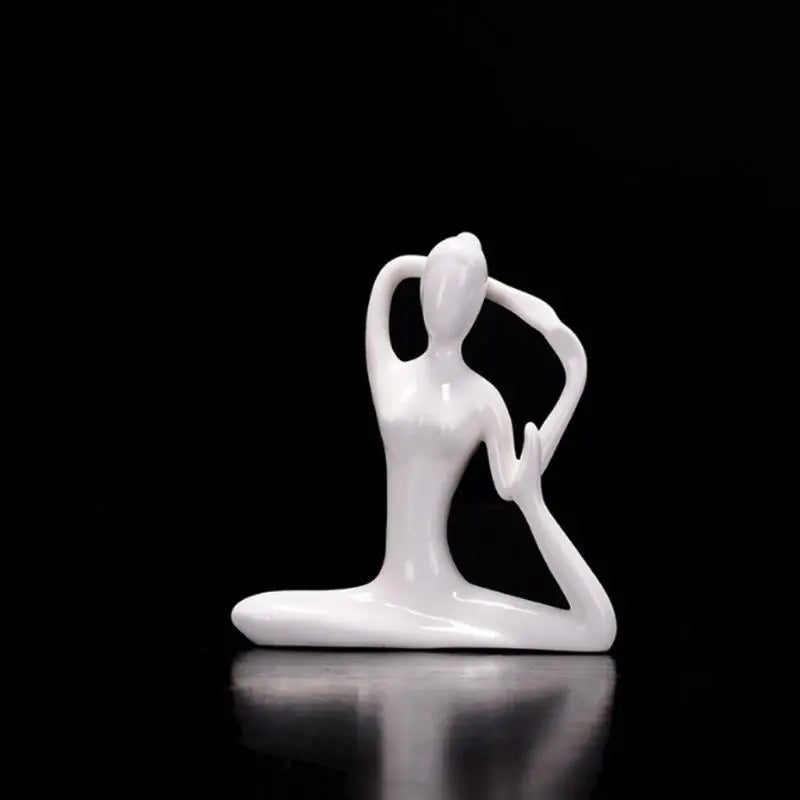 Ceramic Yoga Lady Decoration-Your Soul Place